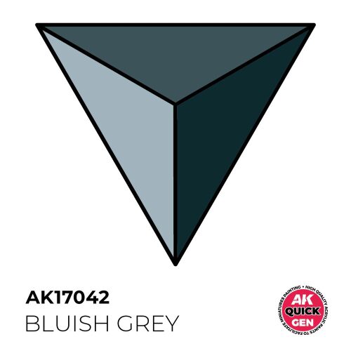 AK Interactive AK17042 BLUISH GREY 18 ml - QUICK GEN