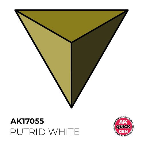 AK Interactive AK17055 PUTRID WHITE 18 ml - QUICK GEN