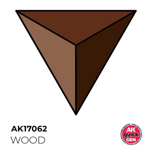 AK Interactive AK17062 WOOD 18 ml - QUICK GEN