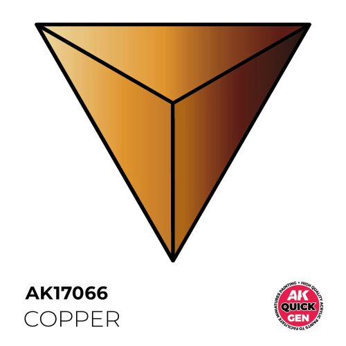 AK Interactive AK17066 COPPER 18 ml - QUICK GEN