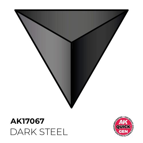 AK Interactive AK17067 DARK STEAL 18 ml - QUICK GEN