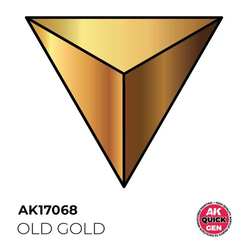 AK Interactive AK17068 OLD GOLD 18 ml - QUICK GEN
