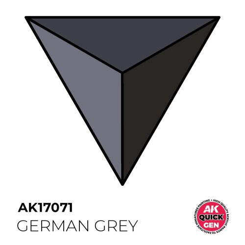 AK Interactive AK17071 GERMAN GREY 18 ml - QUICK GEN
