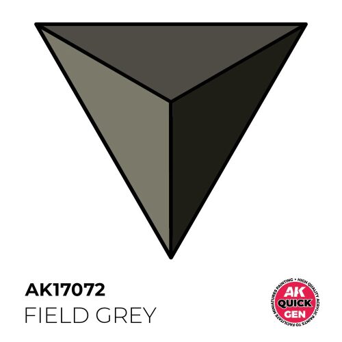 AK Interactive AK17072 FIELD GREY 18 ml - QUICK GEN