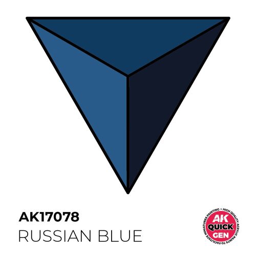 AK Interactive AK17078 RUSSIAN BLUE 18 ml - QUICK GEN