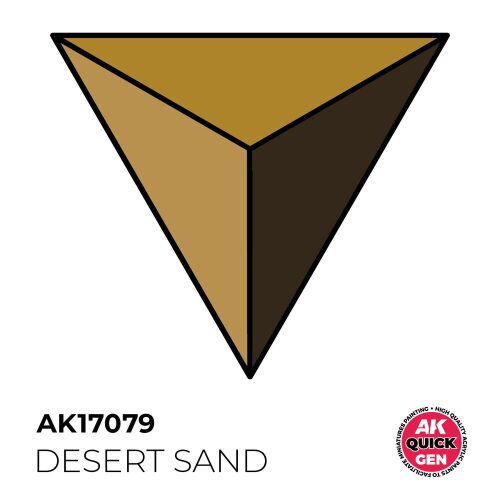 AK Interactive AK17079 DESERT SAND 18 ml - QUICK GEN