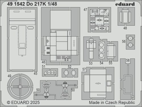 Eduard Accessories 491542 Do 217K  ICM