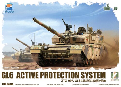 Toucan Model TC35002 ZTZ-99A MBT (GL6 ACTIVE PROTECTION SYSTEM)