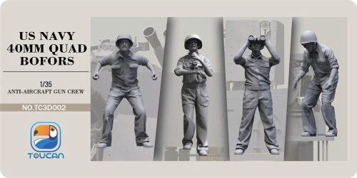Toucan Model TC3D002 ANTI-AIRCRAET GUN CREW