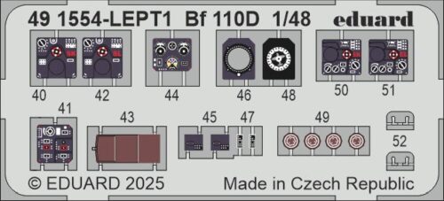 Eduard Accessories 491554 Bf 110D  EDUARD
