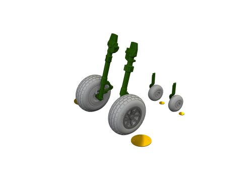 Eduard Accessories 6481136 P-40N wheels block tread  EDUARD