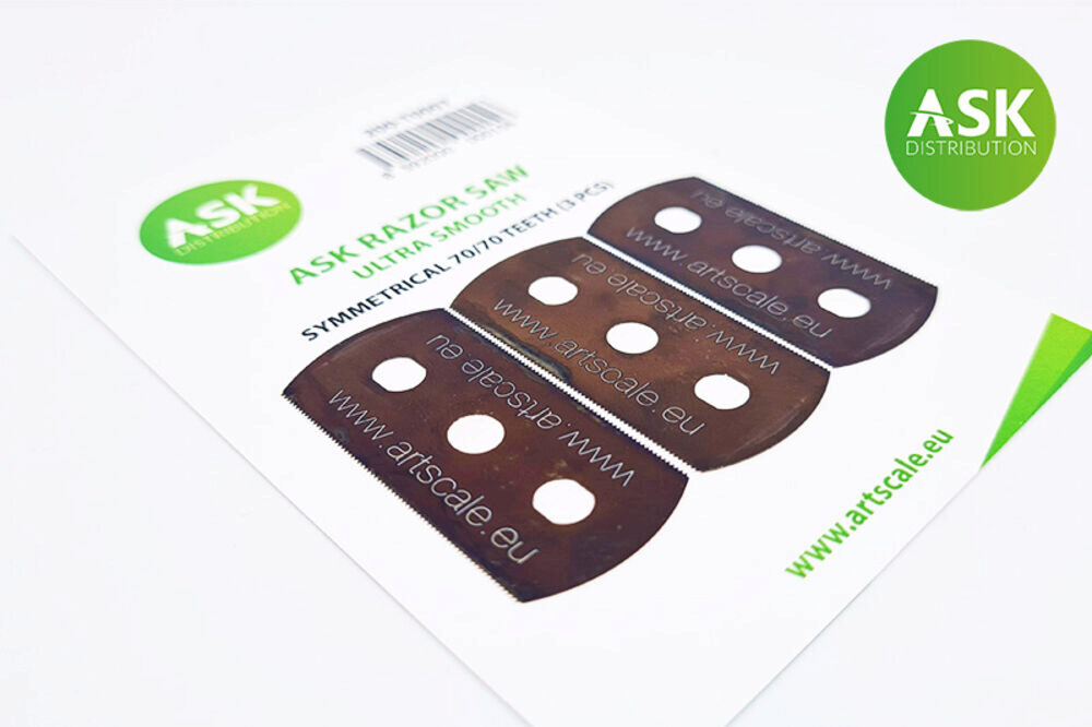 ASK 200-T0007 ASK Razor Saw - ultra smooth symmetric 70/70 teeth 3 pc.