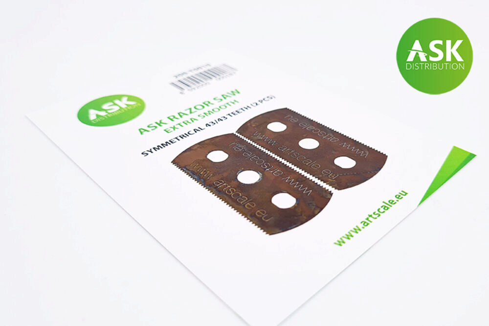 ASK 200-T0010 ASK Razor Saw - extra smooth symmetric 43/43 teeth 2 pc.