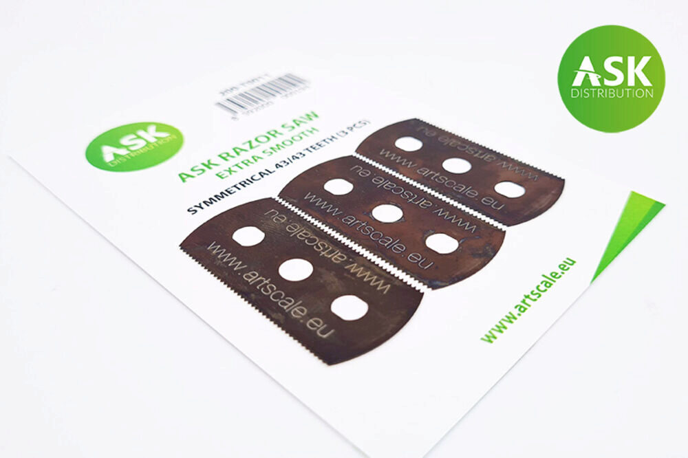 ASK 200-T0011 ASK Razor Saw - extra smooth symmetric 43/43 teeth 3 pc.