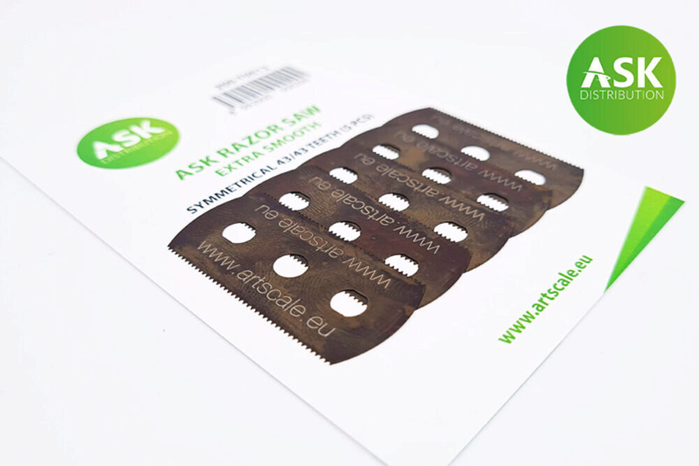 ASK 200-T0012 ASK Razor Saw - extra smooth symmetric 43/43 teeth 5 pc.