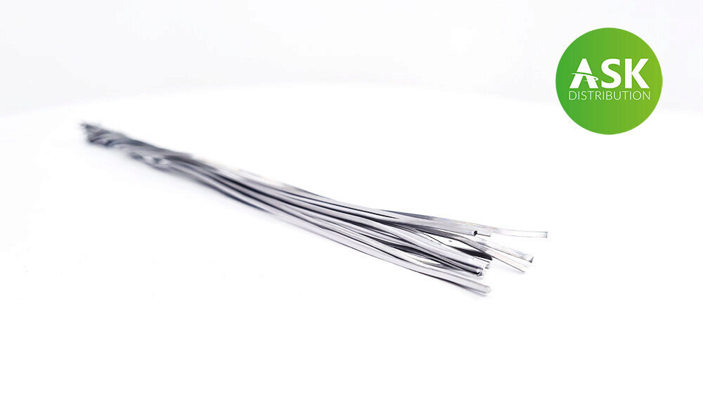 ASK 200-T0083 Lead Wire - Halfround  1,2 mm x 140 mm (cca. 14 pcs)