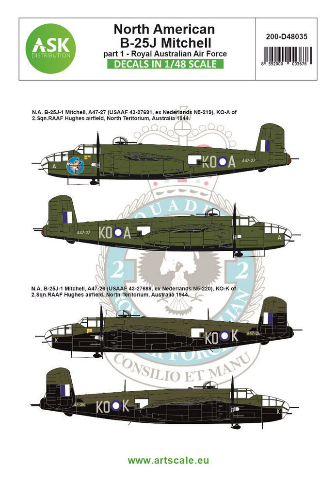 ASK 200-D48035 B-25J Mitchell part 1 - Royal Australian Air Force