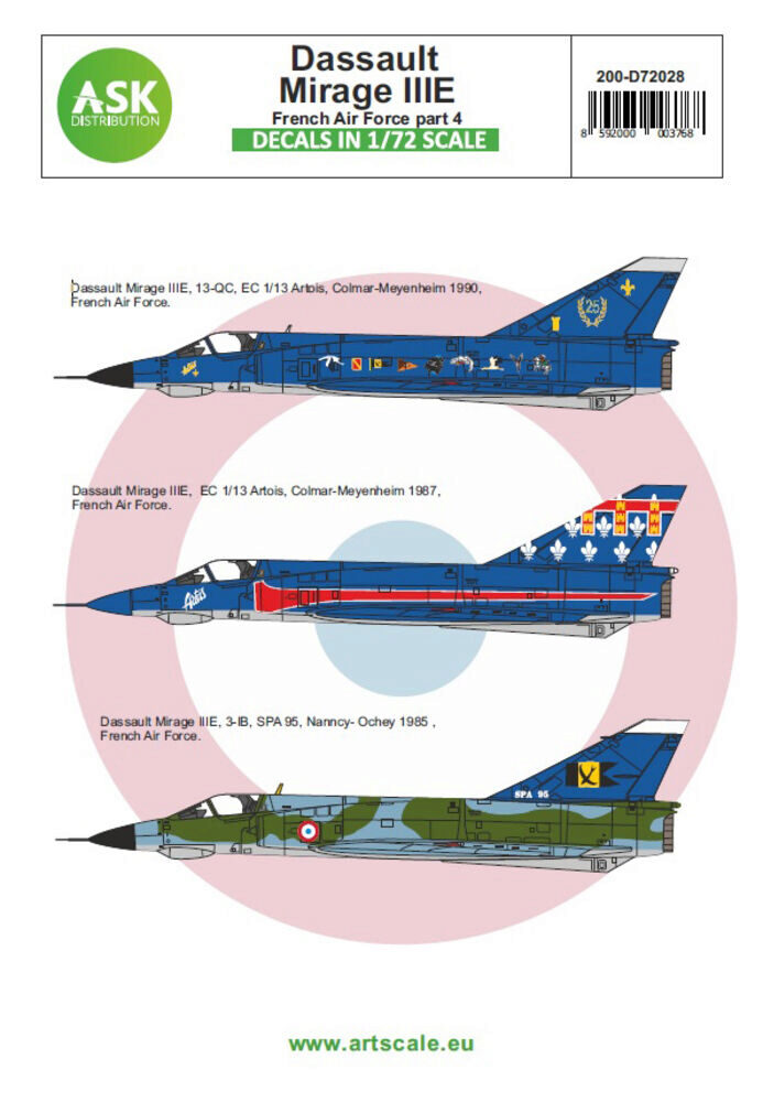 ASK 200-D72028 Mirage IIIE French Air Force part 4