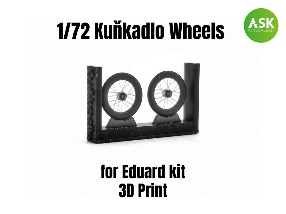ASK 200-A72002 Wheels for Eduard kit - 3D print