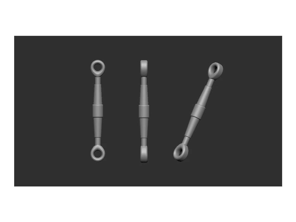 ASK 200-A48006 Turnbuckles 50 pcs: 5,5mm / 0,9mm