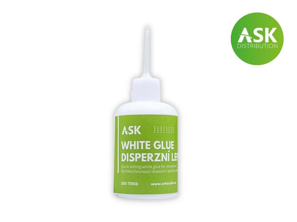 ASK 200-T0106 ASK White GLue (100g) Quick setting white glue for modellers