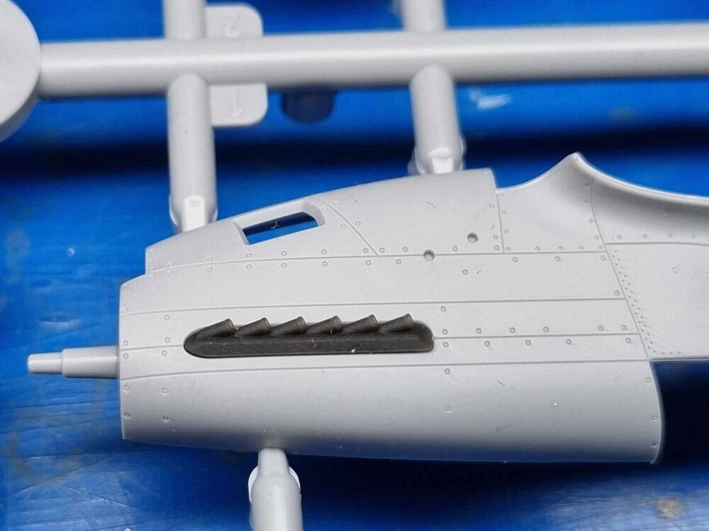 ASK 200-A72018 P-51B/C Mustang - Exhausts detail set for Arma Hobby