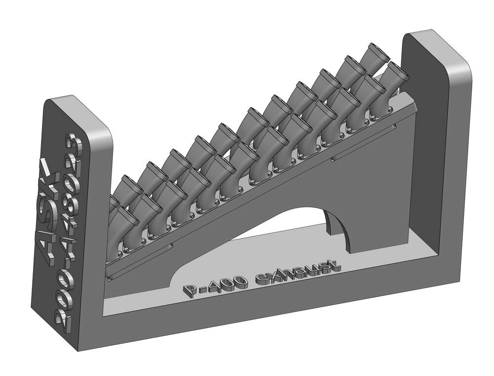 ASK 200-A48023 P-400 Airacobra - exhaust for Arma Hobby