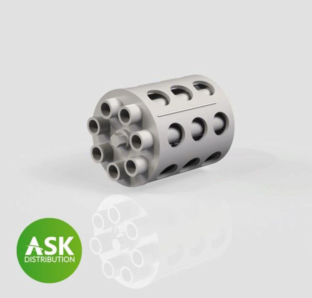 ASK 200-A48024 A-10C rotary gun flash suppressor 3D print