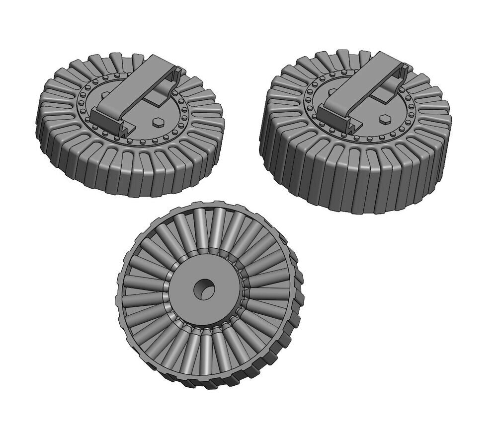 ASK 200-A35009 Lewis Mk.III - two types Ammo magazines 5 + 5 pc.