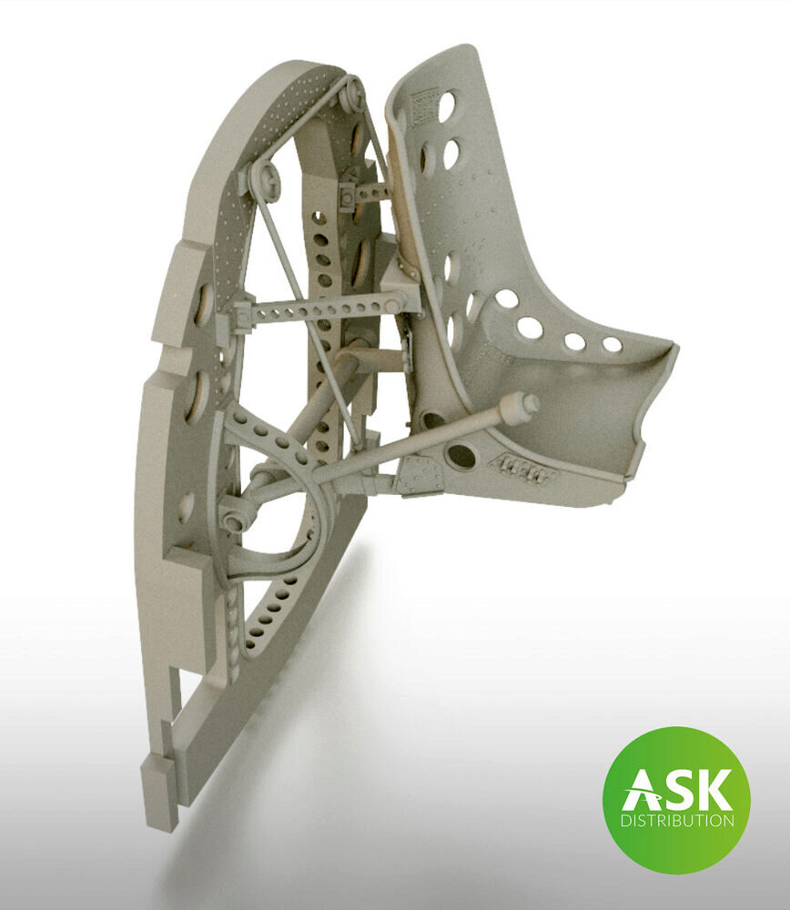 ASK 200-A48034 A6M Bulkhead with Seat in TOP position - ASK 3D Print for Eduard