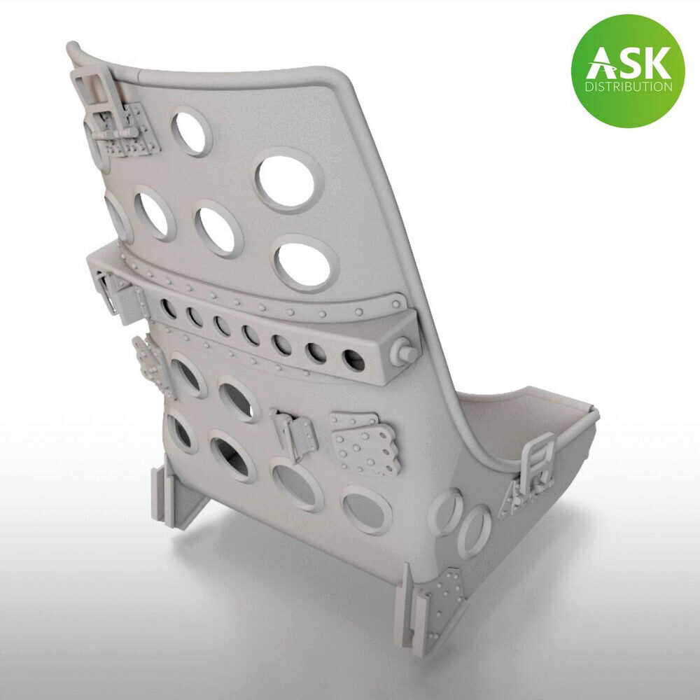 ASK 200-A48046 A6M Zero Seat Early without starting handle - ASK 3D Print