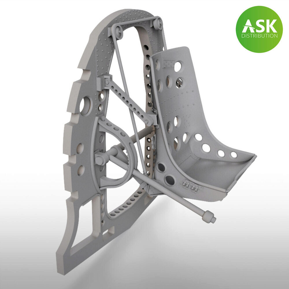ASK 200-A48049 A6M Bulkhead with Seat in BOTTOM position - ASK 3D Print for Fine Molds