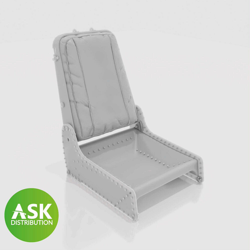 ASK 200-A32024 Messerschmitt P.1101 Seat (Me 262) type excluding Seat belts - 3D print for Das Werk