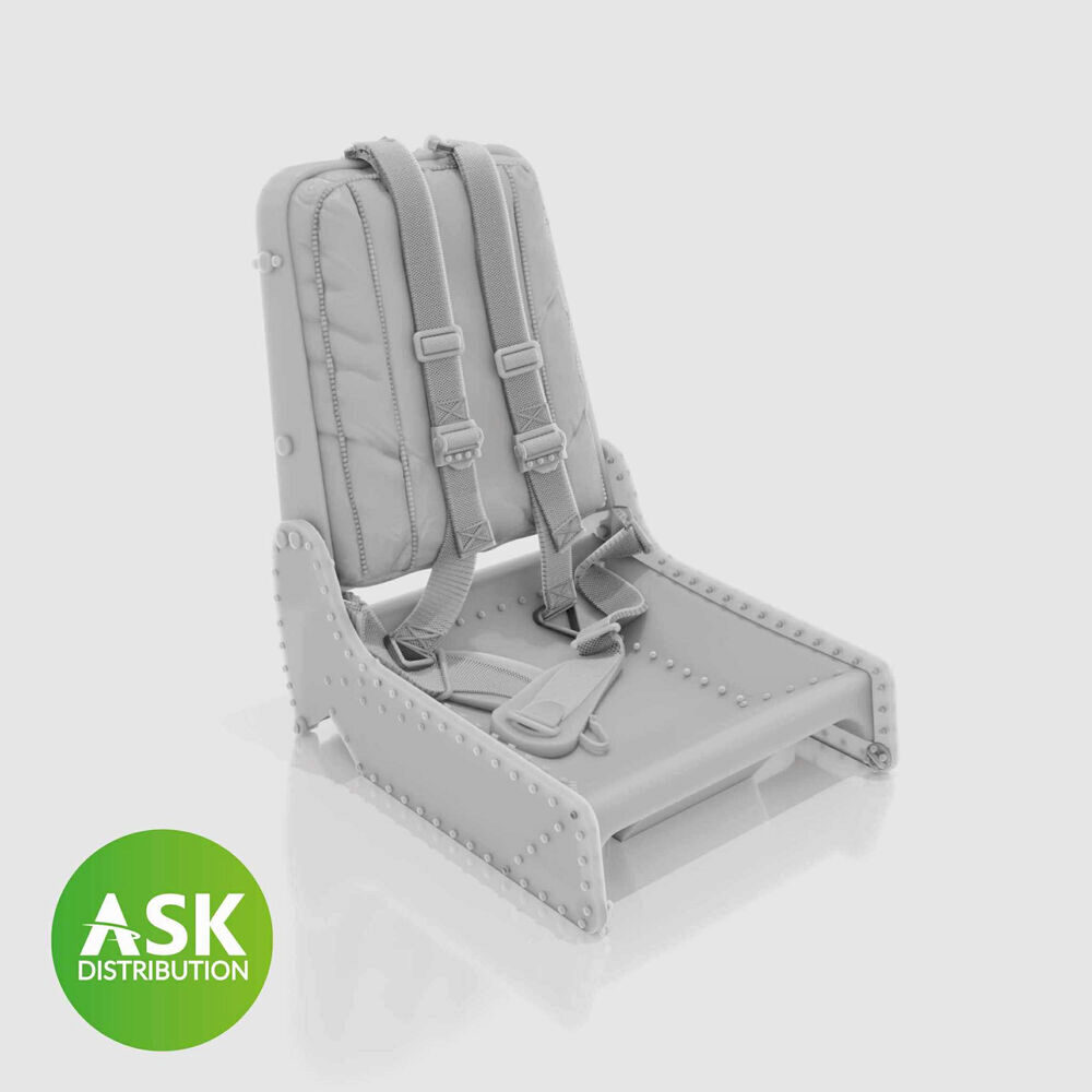 ASK 200-A48066 Messerschmitt Me 262 - Seat with seat belts for Tamiya