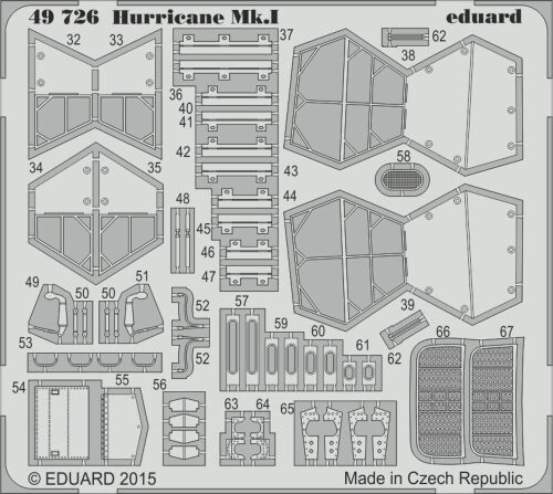 Eduard Accessories 49726 Hurricane Mk.I for Airfix