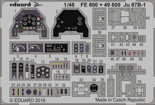 Eduard Accessories 49800 Ju 87B-1 for Airfix