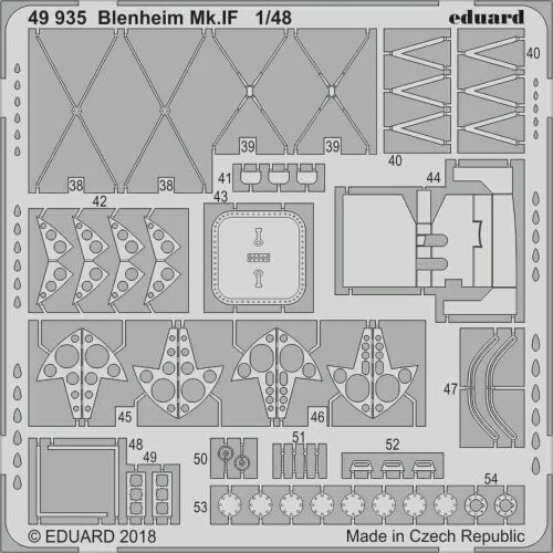Eduard Accessories 49935 Blenheim Mk.IF for Airfix