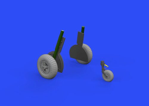 Eduard Accessories 632155 Bf 108 wheels spoked for Eduard