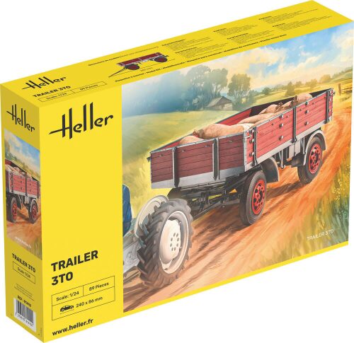 Heller 81410 Trailer 3to