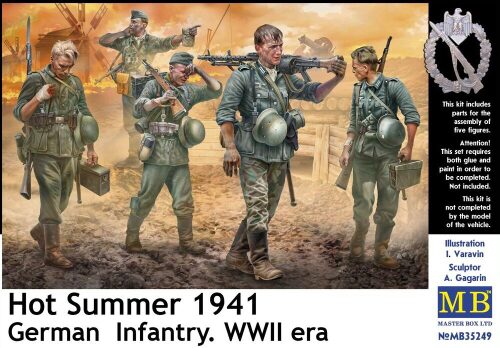 Master Box Ltd. 35249 Hot Summer 1941. German Infantry, WWII era