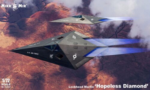 Micro Mir  AMP MM72-031 Lockheed Hopeless Diamond Experimental Stealth Concept