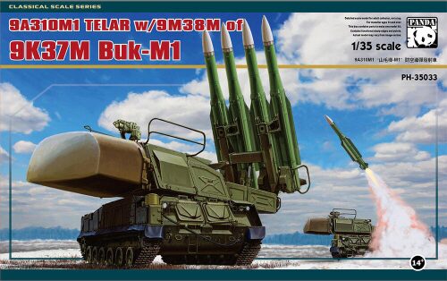 Panda Hobby PH35033 9A310M1 TELAR w/9M38M of 9K37M Buk-M1