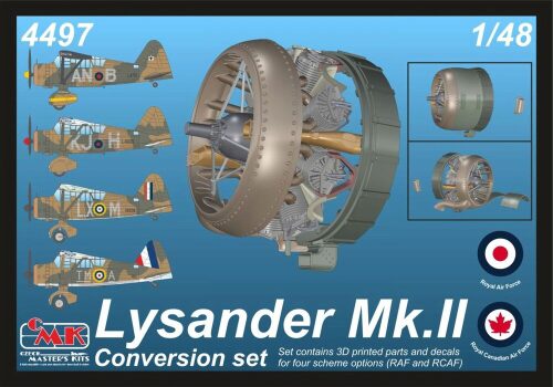 CMK 129-4497 Lysander Mk.II (Perseus Engine) Conversion Set for Airfix