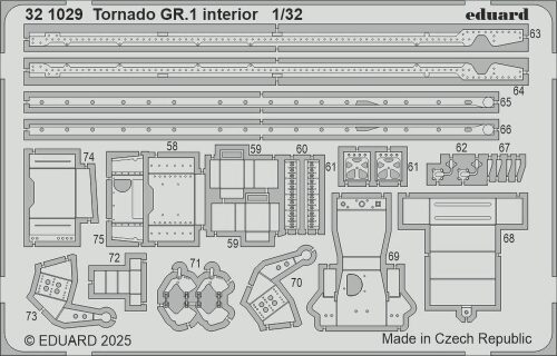 Eduard Accessories 321029 Tornado GR.1 interior for Italeri