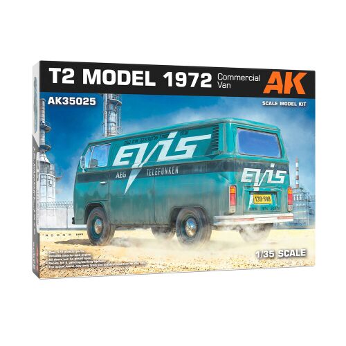 AK Interactive AK35025 T2 MODEL 1972 Commercial Van