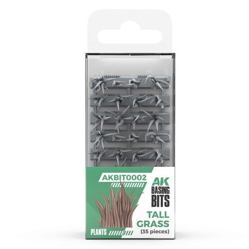 AK Interactive AKBIT0002 TALL GRASS - BASING BITS 35 pieces