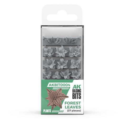 AK Interactive AKBIT0004 FOREST LEAVES - BASING BITS 35 pieces