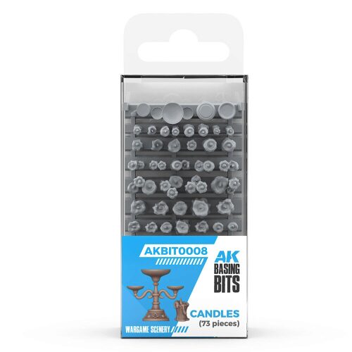 AK Interactive AKBIT0008 CANDLES - BASING BITS 73 pieces