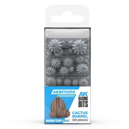 AK Interactive AKBIT0010 CACTUS BARREL - BASING BITS 20 pieces