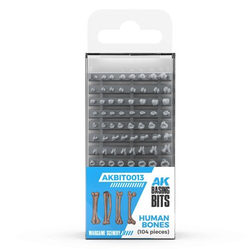 AK Interactive AKBIT0013 HUMAN BONES - BASING BITS 120 pieces